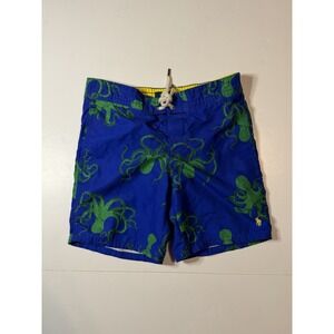 Polo Ralph Lauren Octopus Print Swim Trunks Cargo Pocket Boys Size 5